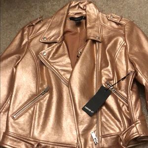 Faux leather jacket